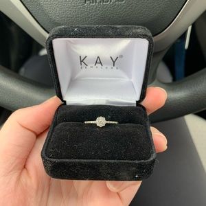 Sterling silver promise ring